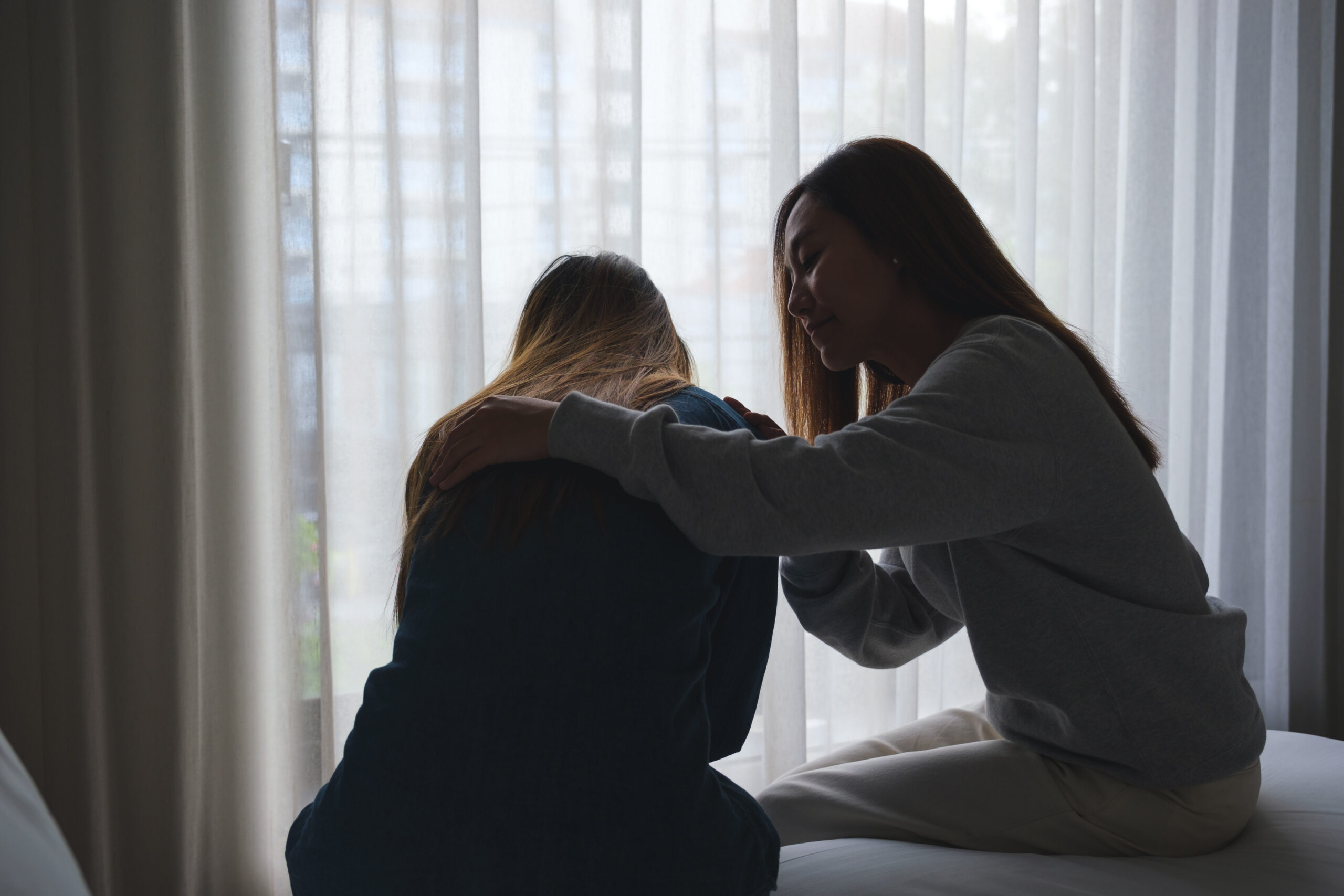 Gesto de acolhimento representando o luto perinatal